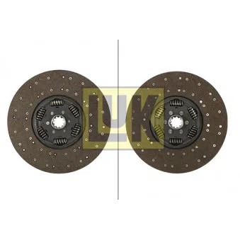 Disque d'embrayage LUK OEM 20400401