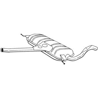Silencieux central KLOKKERHOLM 283-243