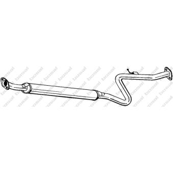 Silencieux central KLOKKERHOLM OEM FS0540300B