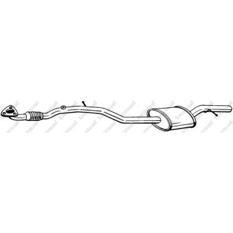 Silencieux central KLOKKERHOLM OEM 5852480