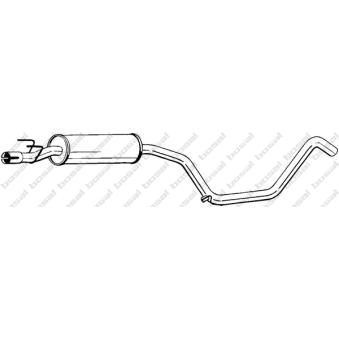 Silencieux central KLOKKERHOLM OEM 5852963