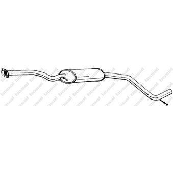 Silencieux central KLOKKERHOLM 285-633