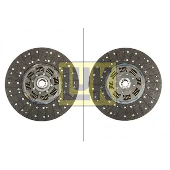 Disque d'embrayage LUK 343 0005 10 pour MERCEDES-BENZ SK 2434 L - 340cv