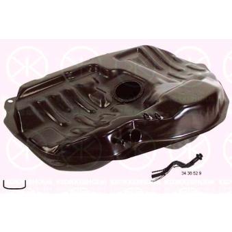 Réservoir de carburant KLOKKERHOLM 3438009
