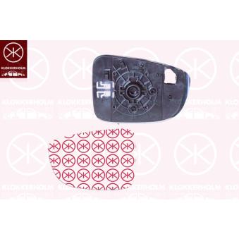 Verre de rétroviseur, rétroviseur extérieur KLOKKERHOLM 34531061
