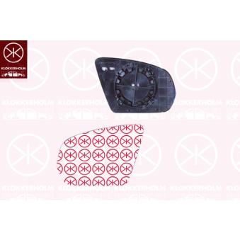 Verre de rétroviseur, rétroviseur extérieur KLOKKERHOLM 35101061