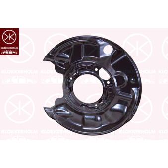 Déflecteur, disque de frein arrière gauche KLOKKERHOLM OEM 2034230320