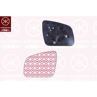 Verre de rétroviseur, rétroviseur extérieur KLOKKERHOLM [35181061]