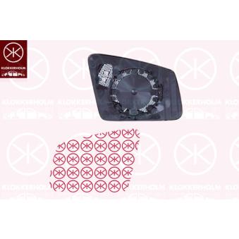 Verre de rétroviseur, rétroviseur extérieur KLOKKERHOLM 35181063