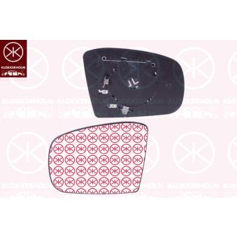 Verre de rétroviseur, rétroviseur extérieur KLOKKERHOLM [35371061]