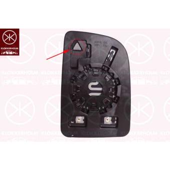 Verre de rétroviseur, rétroviseur extérieur KLOKKERHOLM OEM A9108114800