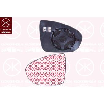 Verre de rétroviseur, rétroviseur extérieur KLOKKERHOLM 50271061