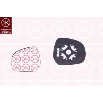 Verre de rétroviseur, rétroviseur extérieur KLOKKERHOLM 50331064