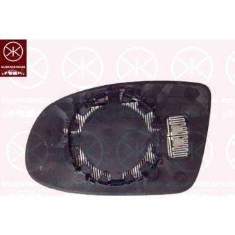 Verre de rétroviseur, rétroviseur extérieur KLOKKERHOLM 50401061