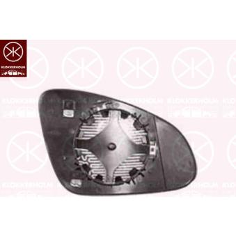 Verre de rétroviseur, rétroviseur extérieur KLOKKERHOLM 50531062