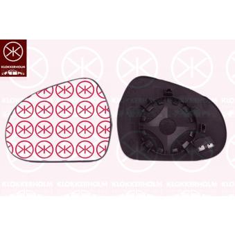 Verre de rétroviseur, rétroviseur extérieur KLOKKERHOLM [55081063]