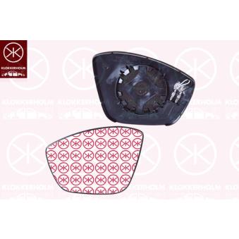 Verre de rétroviseur, rétroviseur extérieur KLOKKERHOLM 55281062