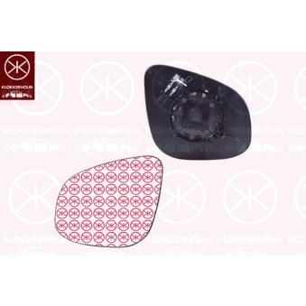 Verre de rétroviseur, rétroviseur extérieur KLOKKERHOLM 60111064
