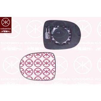 Verre de rétroviseur, rétroviseur extérieur KLOKKERHOLM [60331066]