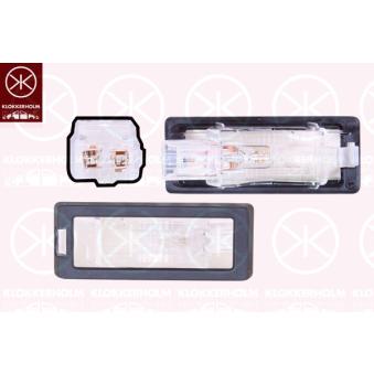 Feu éclaireur de plaque KLOKKERHOLM 60560855