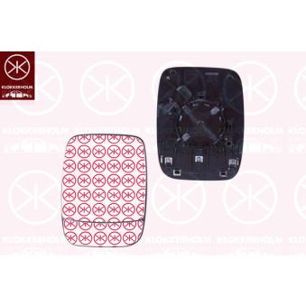 Verre de rétroviseur, rétroviseur extérieur KLOKKERHOLM OEM 4422999