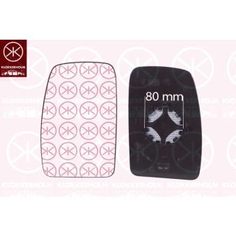 Verre de rétroviseur, rétroviseur extérieur KLOKKERHOLM OEM 93197495