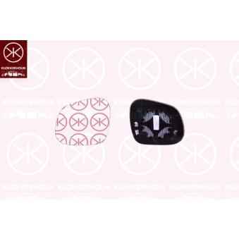 Verre de rétroviseur, rétroviseur extérieur KLOKKERHOLM 66121066A1