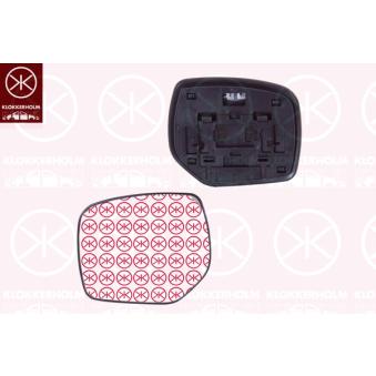 Verre de rétroviseur, rétroviseur extérieur KLOKKERHOLM 67131065