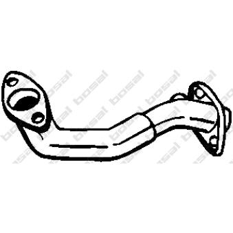 Tuyau d'échappement KLOKKERHOLM OEM 1419083E10