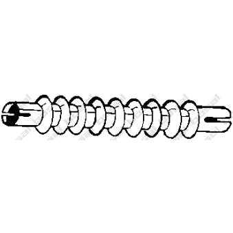 Tuyau d'échappement KLOKKERHOLM [725-881]