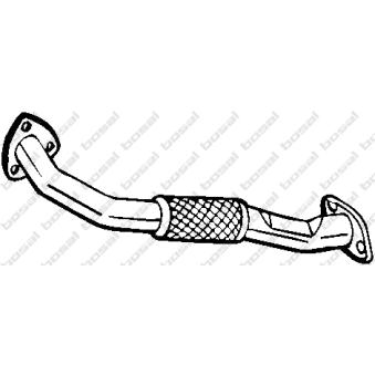 Tuyau d'échappement KLOKKERHOLM OEM 55189605