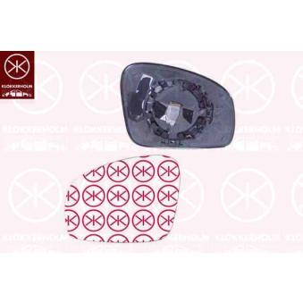 Verre de rétroviseur, rétroviseur extérieur KLOKKERHOLM 75151061