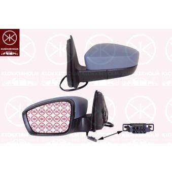 Rétroviseur extérieur KLOKKERHOLM OEM 5JB857507C9B9