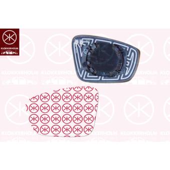 Verre de rétroviseur, rétroviseur extérieur KLOKKERHOLM 75181062