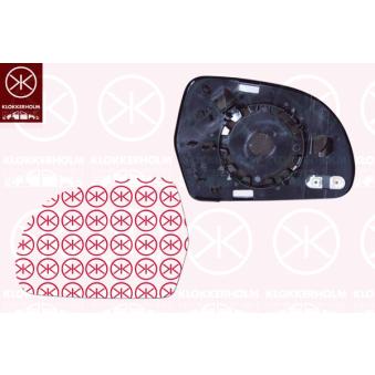 Verre de rétroviseur, rétroviseur extérieur KLOKKERHOLM OEM 8T0857536E