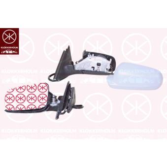 Rétroviseur extérieur KLOKKERHOLM [75251042]