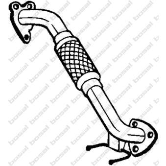 Tuyau d'échappement KLOKKERHOLM OEM 1111557