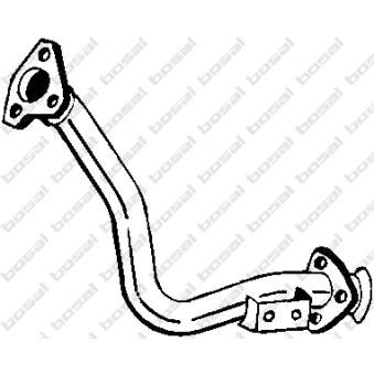 Tuyau d'échappement KLOKKERHOLM 786-997