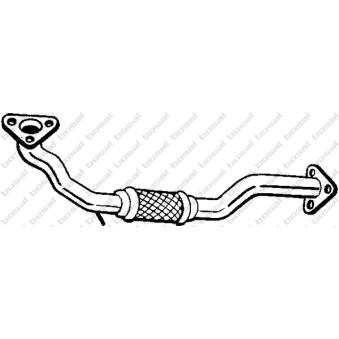 Tuyau d'échappement KLOKKERHOLM OEM 51752098