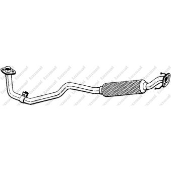 Tuyau d'échappement KLOKKERHOLM [802-455]