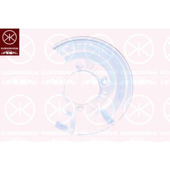 Déflecteur, disque de frein avant gauche KLOKKERHOLM OEM 4778252010