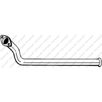 Tuyau d'échappement KLOKKERHOLM OEM 1475423080
