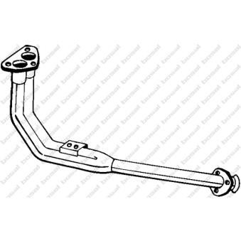 Tuyau d'échappement KLOKKERHOLM [834-941]