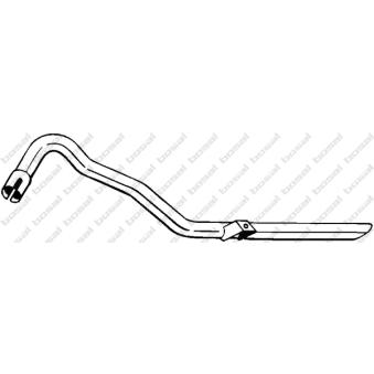 Tuyau d'échappement KLOKKERHOLM [851-015]