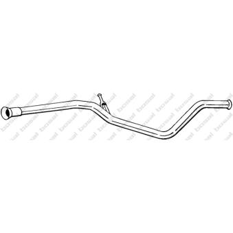 Tuyau d'échappement KLOKKERHOLM OEM 1717T4