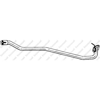 Tuyau d'échappement KLOKKERHOLM 884-613 Tuyau d'échappement KLOKKERHOLM 884-613