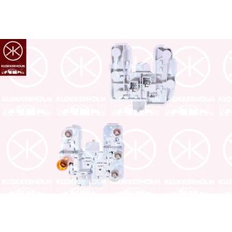 Support de lampe, feu arrière KLOKKERHOLM 90090776A1