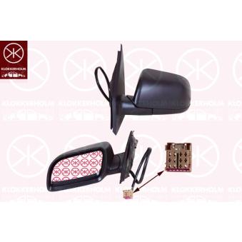 Rétroviseur extérieur KLOKKERHOLM OEM 6Q0857538AGRU Rétroviseur extérieur KLOKKERHOLM OEM 6Q0857538AGRU