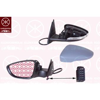 Rétroviseur extérieur KLOKKERHOLM 95151044