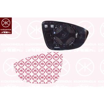 Verre de rétroviseur, rétroviseur extérieur KLOKKERHOLM 95151062